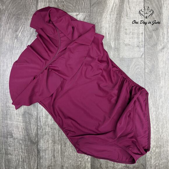 Tempotrek One Shoulder One Piece Swimsuit Size M - Picture 2 of 3